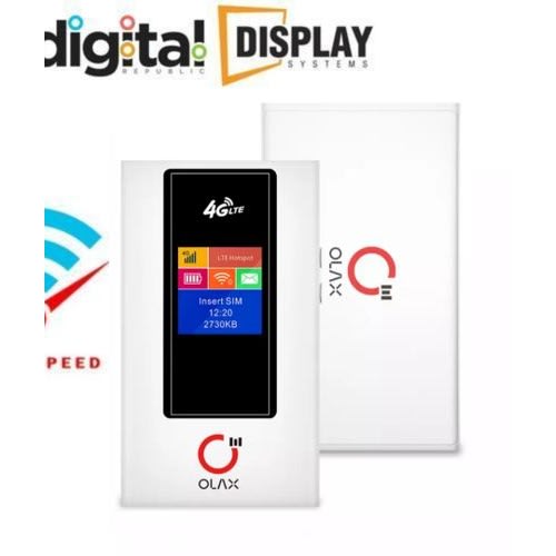Olax 4g Lte Pocket WIFI Mobile MiFi - Hotspot Router For All Networks