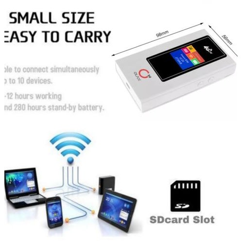 Olax 4g Lte Pocket WIFI Mobile MiFi - Hotspot Router For All Networks