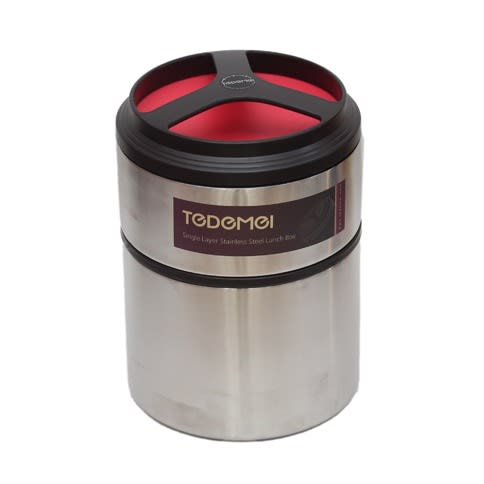 Two Layers Stainless Steel Lunch Box - 1.5 Litre