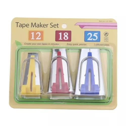 3 Sizes Fabric Bias Maker Set