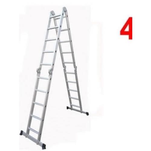 4*5 Multipurpose Alluminium Ladder -silver