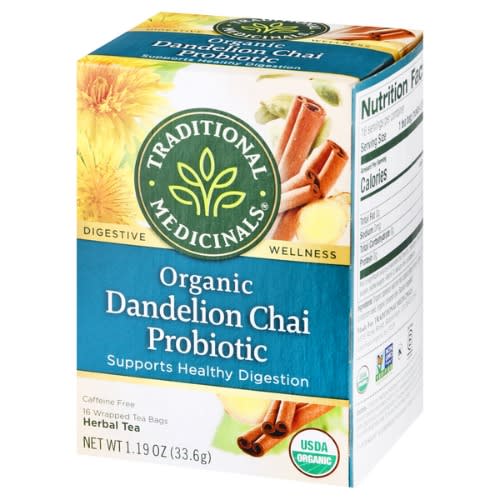 Organic Dandelion Chai Probiotic Tea- 16 Tea Bags