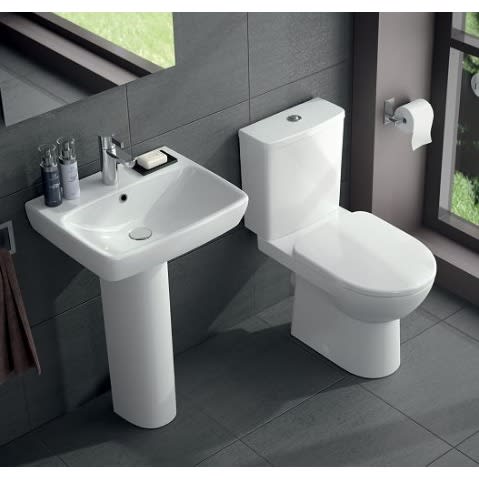 Closet Couple Set Toilet Seat With Tap