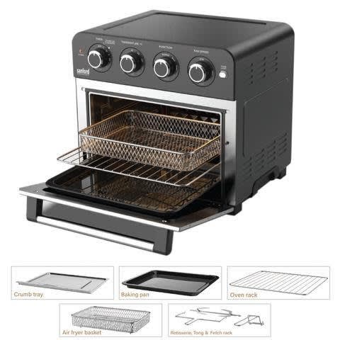 Sanford 23l Air Fryer - Oil Free Oven With Rotisserie, Convection & Grill - Sf 5612eo