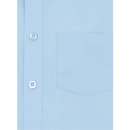 School Short Sleeve Shirt For Boys - 3 Pack - Blue