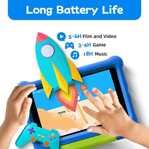 Klap E1 Kids Tablet - 8" - 32GB ROM - 2GB RAM - WiFi - Android 11 - 5100mAh Battery - Blue