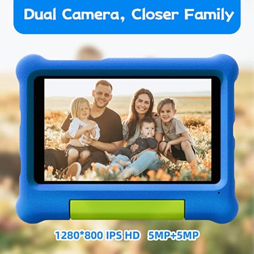 Klap E1 Kids Tablet - 8" - 32GB ROM - 2GB RAM - WiFi - Android 11 - 5100mAh Battery - Blue