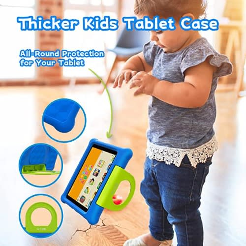 Klap E1 Kids Tablet - 8" - 32GB ROM - 2GB RAM - WiFi - Android 11 - 5100mAh Battery - Blue
