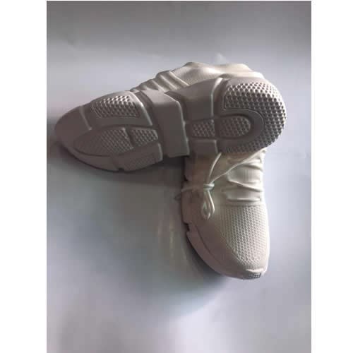 Men's Plain Running Shoes - White