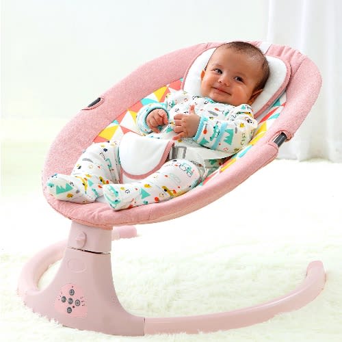 Electric Baby Rocking Chair - Pink -6V 1A