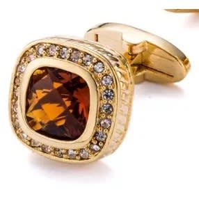 Men's Rhinestone Cufflinks