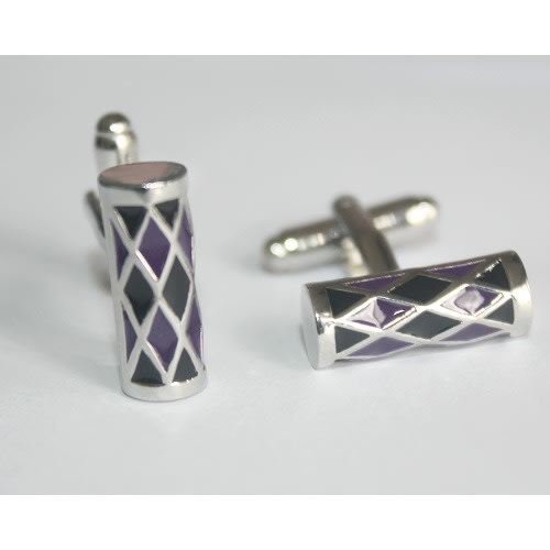 Dynamic Color Cylinder Shapped Cufflinks -mc 6059