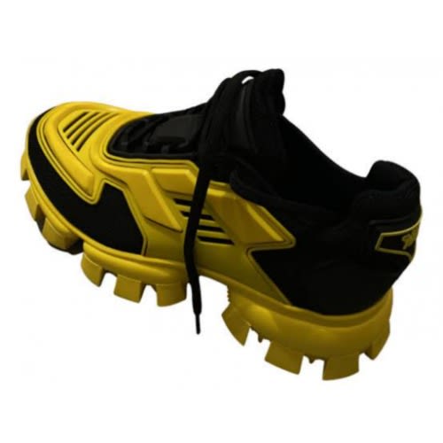 Men Rugged Sneakers - Black Sole  - Yellow