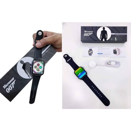 Microwear 007 Series 7 Smart Watch - Black