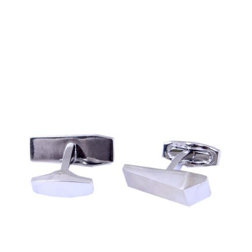 Digger Shaped Stainless Steel Cufflinks Mc-4025 - Silver