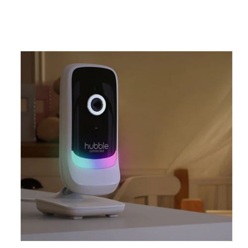 Hubble Nursery Pal Essentials Connected Video Baby Monitor With Night Light - 2.8"