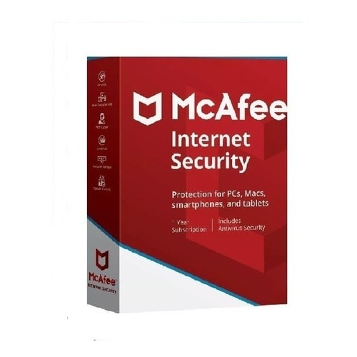 Mcafee  Internet Security- 1 Device-1 Year