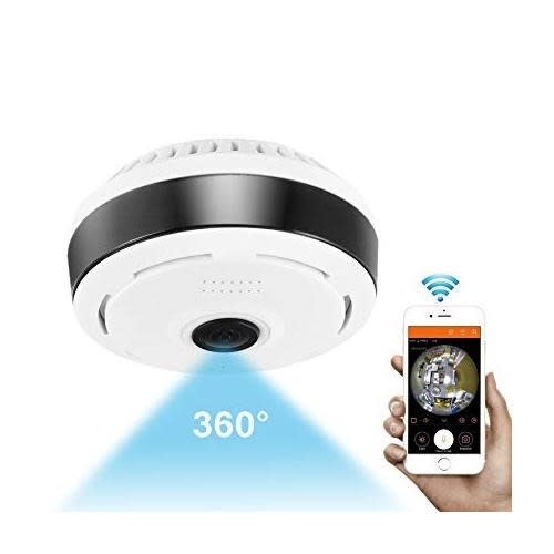 360 Degrees Fisheye Wireless IP Security Surveillance CCTV Camera With Wide Angle Lens