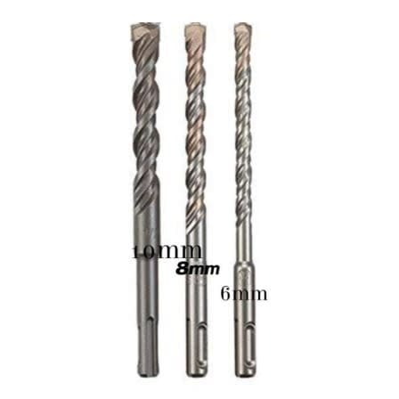 Concrete Drill Bit Short -  6mm + 8mm & 10mm