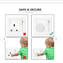 Home Safety Plug Socket Covers -12Pieces