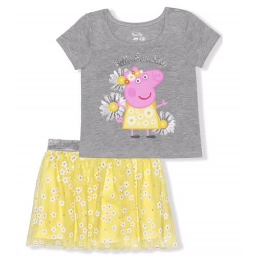 Toddler Girls Top & Tutu Skirt Set
