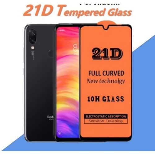 21d Full Cover Tempered Glass Phone Screen Protector For Xiaom Note 8 And 9 Pro