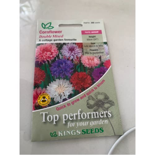 Cornflower-double Mixed Seeds -300seeds
