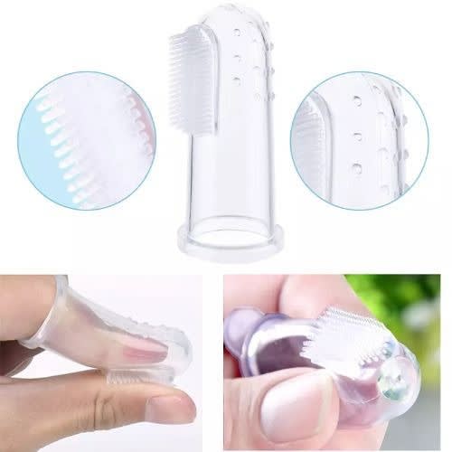 Baby Finger Toothbrush With Storage Case - 2pcs