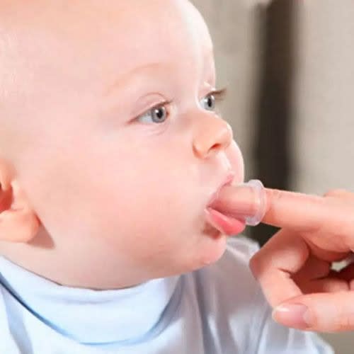 Baby Finger Toothbrush With Storage Case - 2pcs