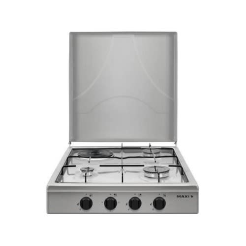 Table Top Gas Cooker 3+1 Electric Burner – Maxi 411 - Silver