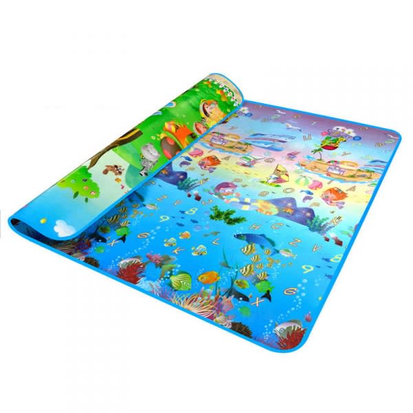Large Padded Play Mat - 4.5 ft x 6ft - Multicolour