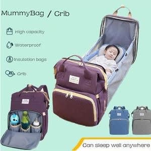 Baby Diaper Bag With Bed