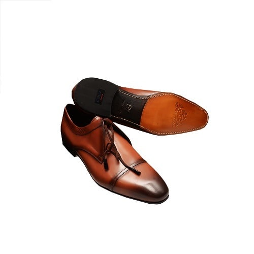 Single Lace Brown Leather Shoe