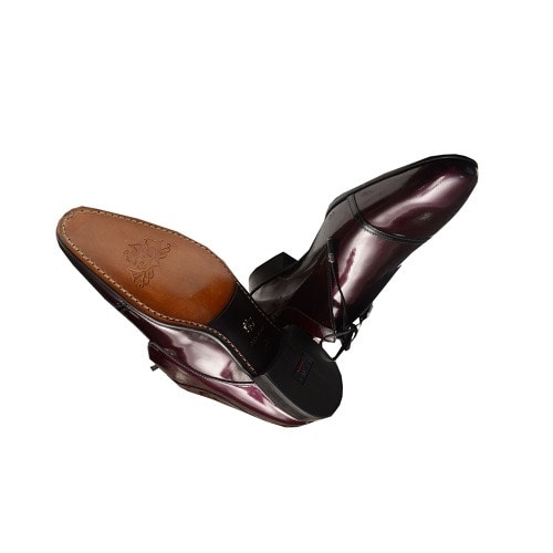 Men's  Patent  Leather Purple  Shoe