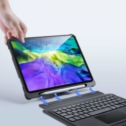 Touchpad Wireless Bluetooth Keyboard Case For iPad Air 2020, iPad Air 4 & iPad Pro