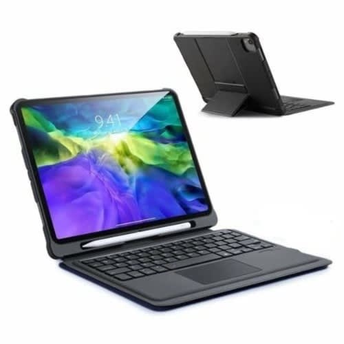 Touchpad Wireless Bluetooth Keyboard Case For iPad Air 2020, iPad Air 4 & iPad Pro