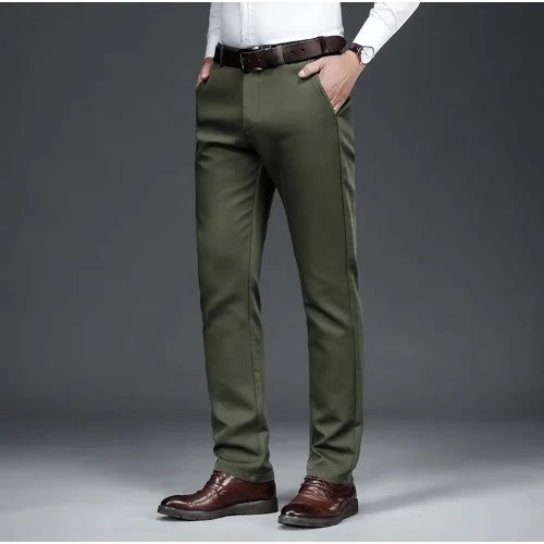 Chinos Pants - Green + Carton - 2pcs