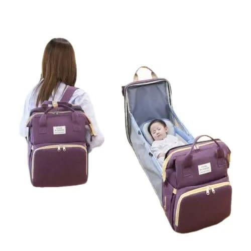 Foldable Baby Bed & Diaper Bag
