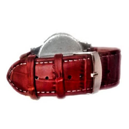 Huay Rechargeable USB Leather Men's Electronic Wrist Watch - Lighter Brown