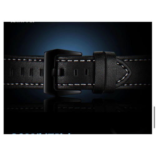 Trsoye Men's Leather Wrist Watch - Black