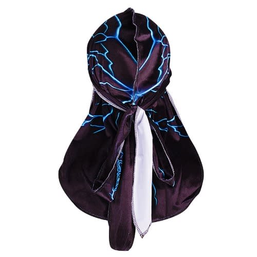 Creex  Velvet Durag- Black & Blue