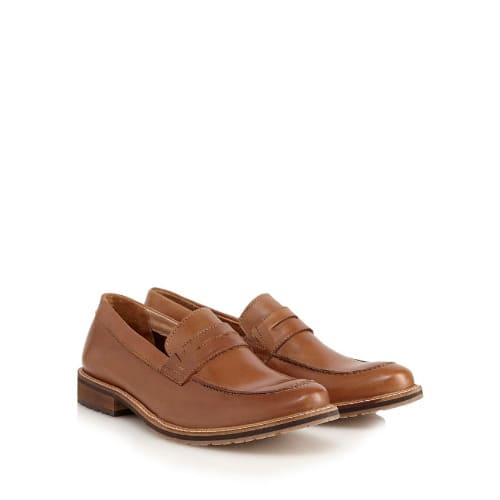 Leather Jensen Loafers - Tan