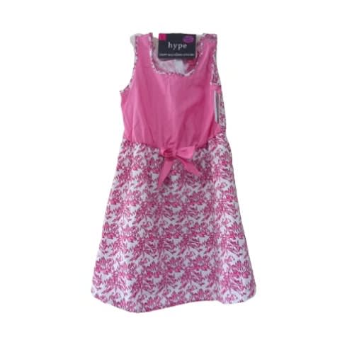 Girl's Short Dress- Pink