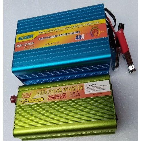 2000w Power Inverter With 40A Battery Charger