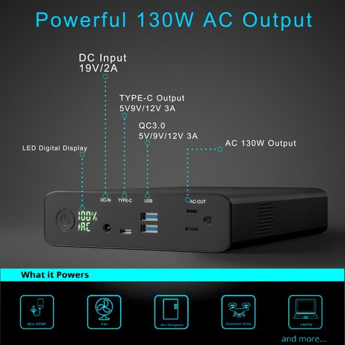 64000mah Portable Power Solution Inverter