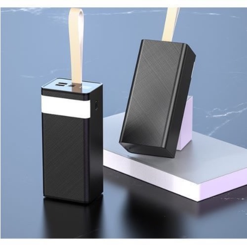 Transparent - Power Bank With Led Torch - 50000mAh