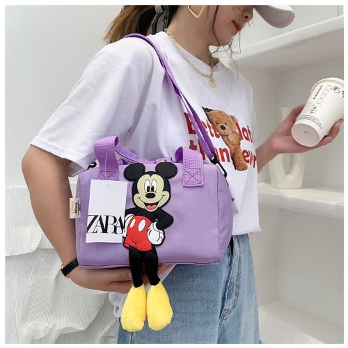 Mickey Mouse Messenger Bag - Purple