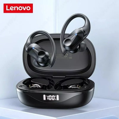 Lenovo Lp75 Sports Bluetooth Earphones With Mics Bluetooth 5.3 Wireless Headphones