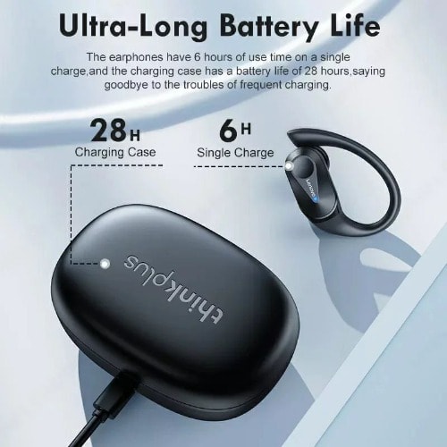 Lenovo Lp75 Sports Bluetooth Earphones With Mics Bluetooth 5.3 Wireless Headphones