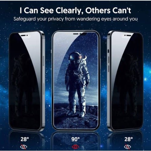 Full Coverage Privacy Tempered Glass For iPhone 12 Pro
